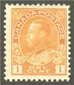 Canada Scott 105d Mint F